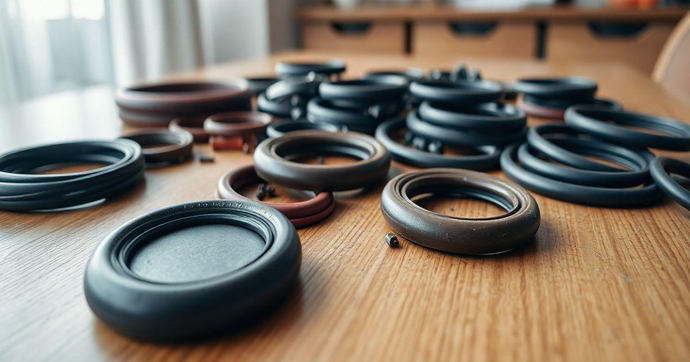 Veda&ccedil;&otilde;es em Borracha: 7 Tipos Essenciais para Seu Projeto