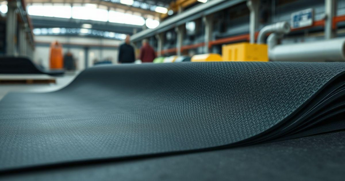 Chapa de borracha industrial: como escolher e suas aplica&ccedil;&otilde;es essenciais