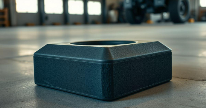 Cal&ccedil;o de borracha quadrado como solu&ccedil;&atilde;o pr&aacute;tica para seguran&ccedil;a e estabilidade